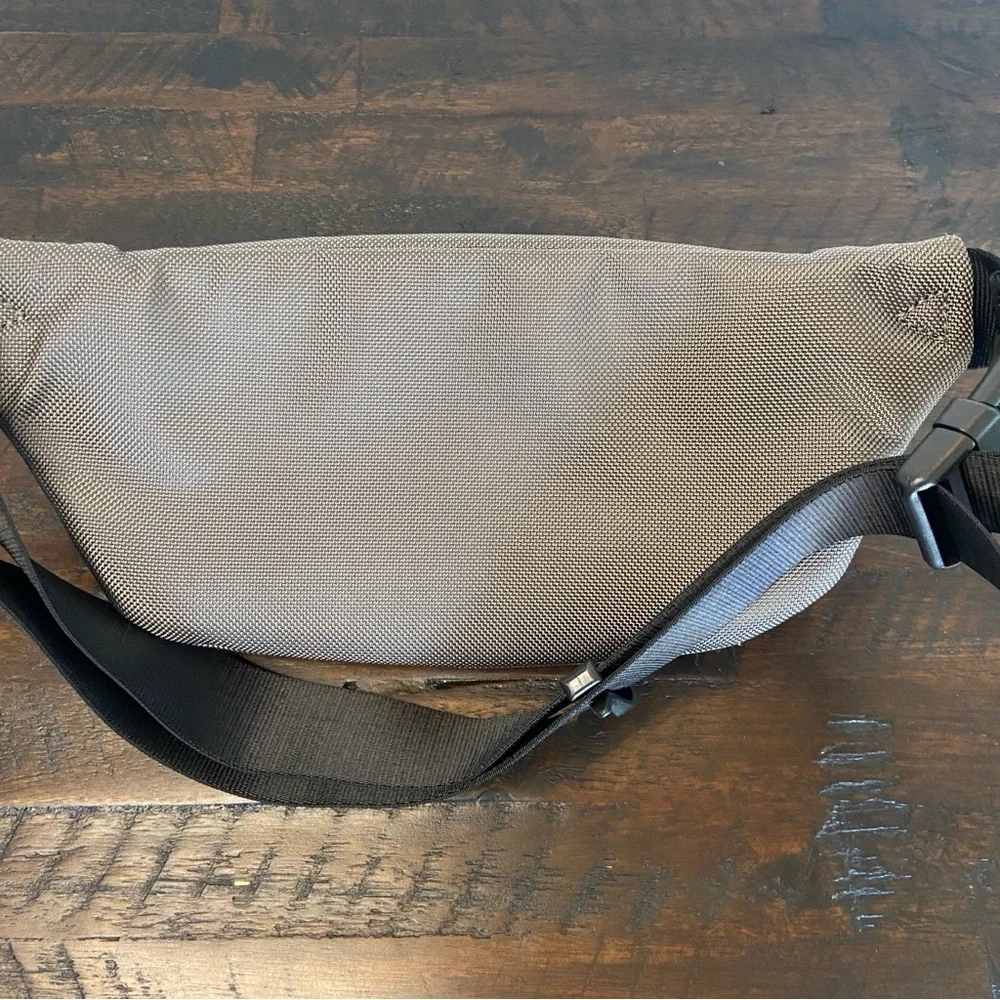 TUMI GEN 4.3 Nylon Fanny Waist Pack in Charcoal Gray Orange NEW with Tags